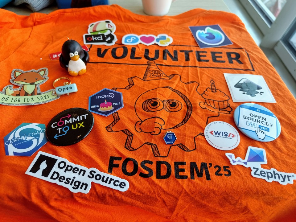 My fosdem merch