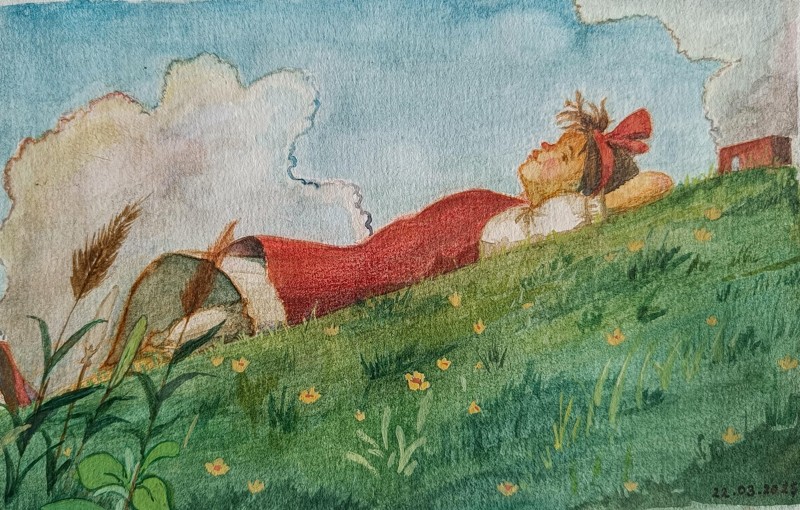 Scene study from Kiki's Delivery Service